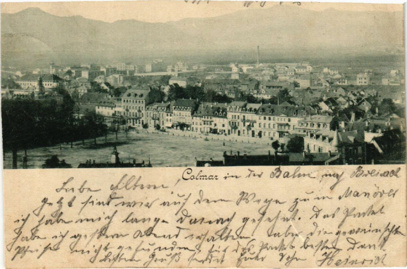 Carte postale ancienne Colmar à Colmar