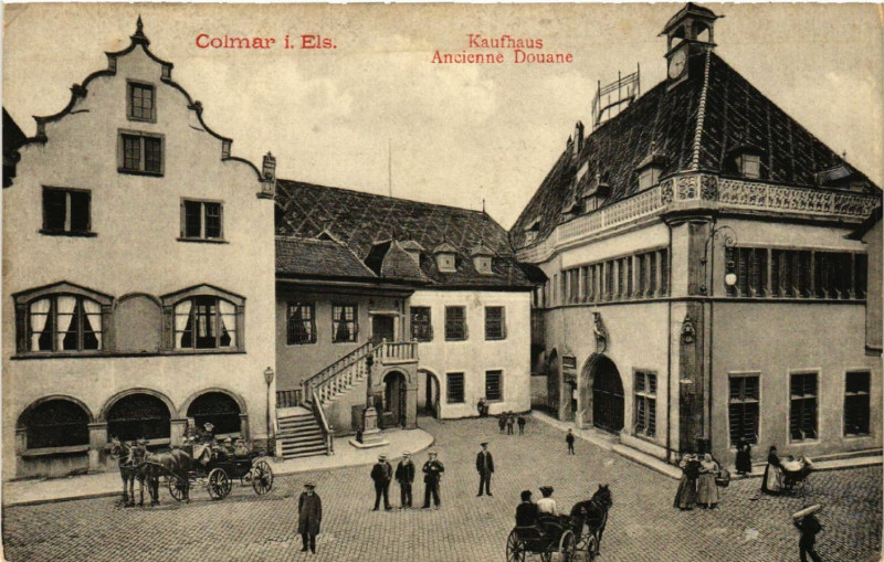 Carte postale ancienne Colmar i. Els. - Kaufhaus à Colmar