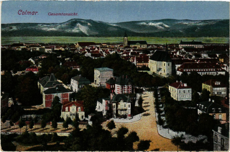 Carte postale ancienne Colmar - Gesamtansicht à Colmar