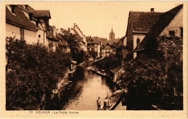 Carte postale ancienne Colmar - La Petite Venise à Colmar