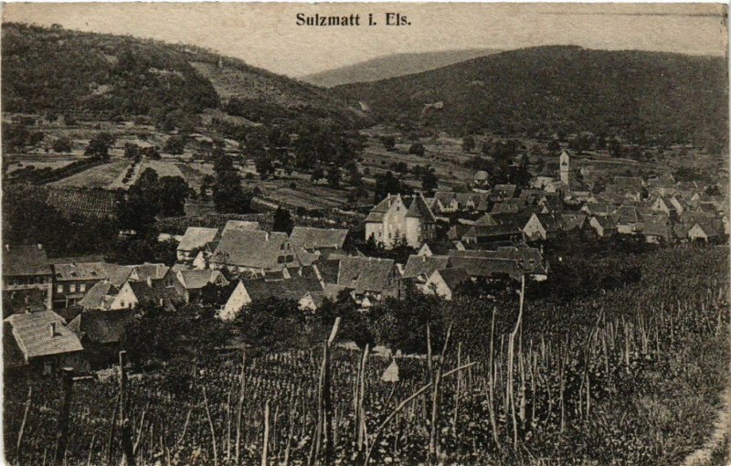 Carte postale ancienne Sulzmatt i. Els.