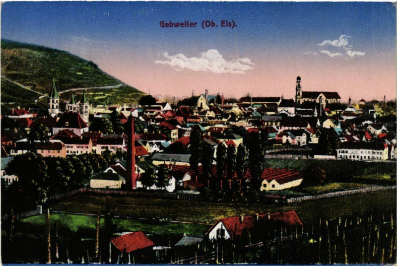 Carte postale ancienne Gebweiler