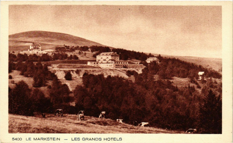 Carte postale ancienne Le Markstein - Les Grands Hotels