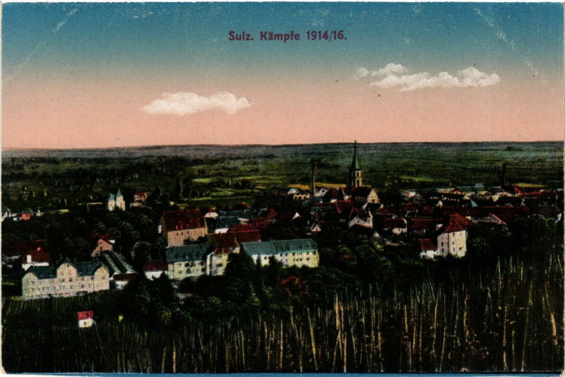 Carte postale ancienne Sulz - Kampfe