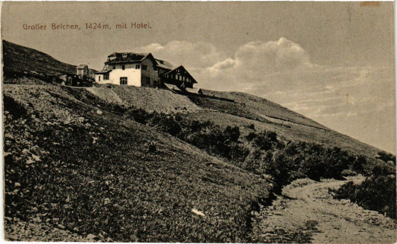 Carte postale ancienne Grosser Beichen mit Hotel