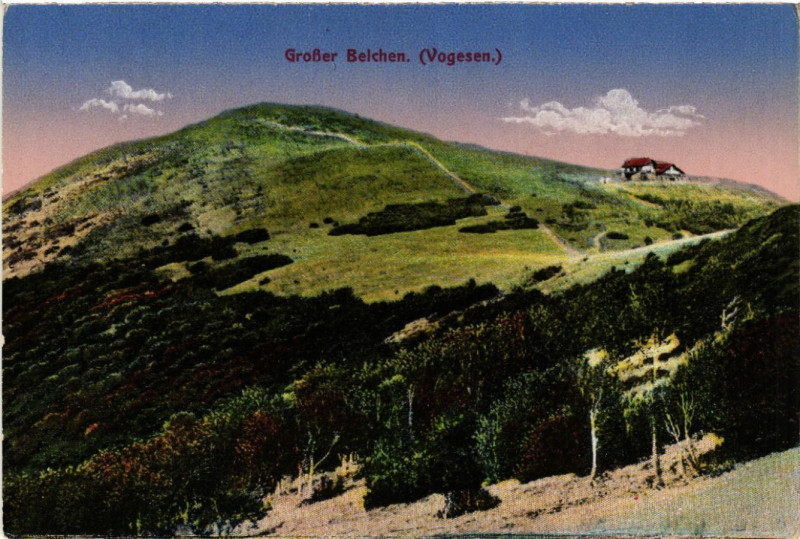 Carte postale ancienne Grosser Belchen