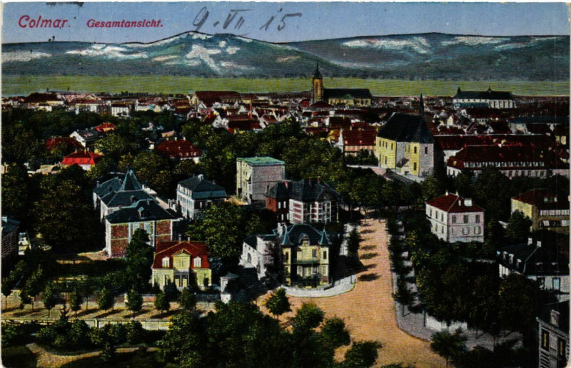 Carte postale ancienne Colmar - Gesamtansicht à Colmar