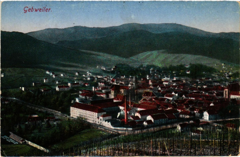 Carte postale ancienne Gebweiler