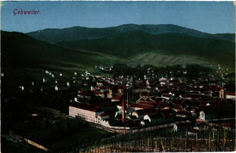 Carte postale ancienne Gebweiler