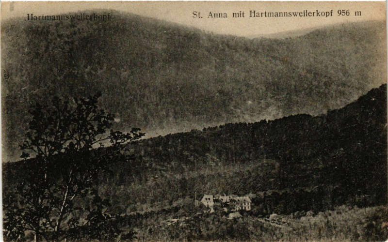 Carte postale ancienne Saint-Anna mit Hartmannsweiler Kopf