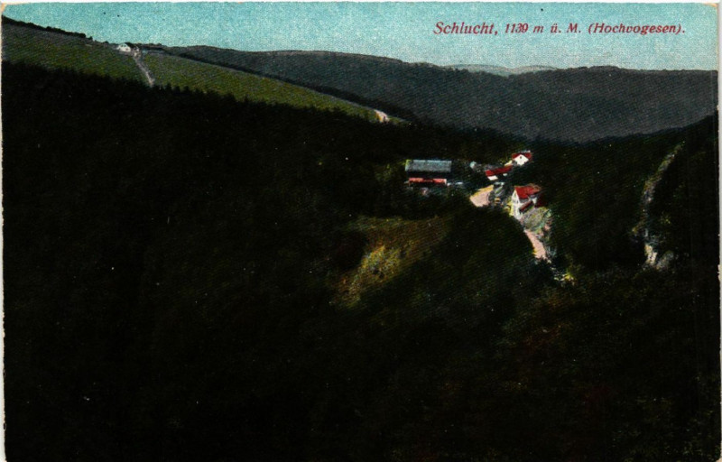Carte postale ancienne Schlucht