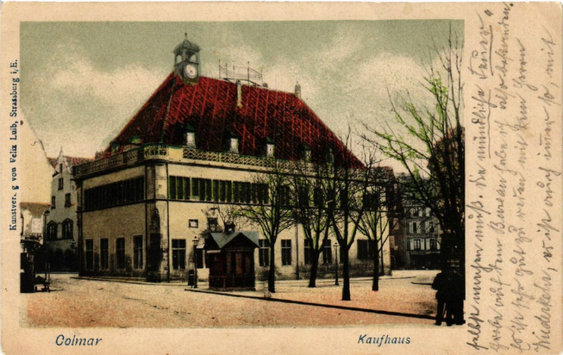 Carte postale ancienne Colmar - Kaufhaus à Colmar