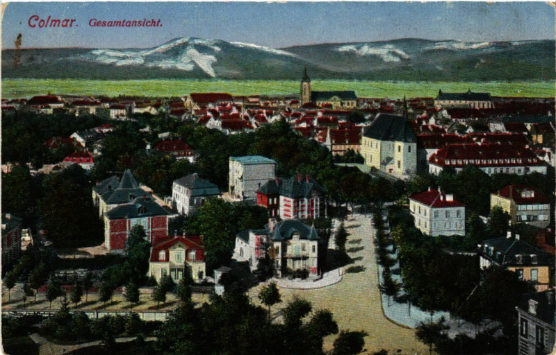 Carte postale ancienne Colmar - Gesamtansicht à Colmar
