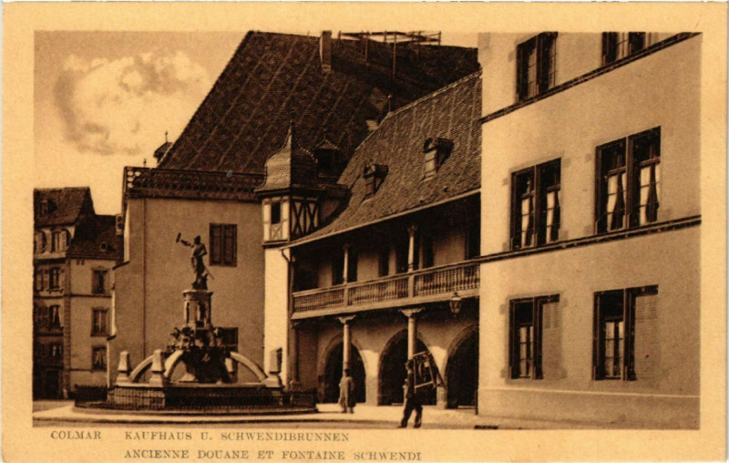 Carte postale ancienne Colmar - Kaufhaus à Colmar