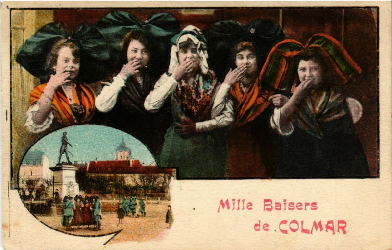 Carte postale ancienne Mille Baisers de Colmar à Colmar