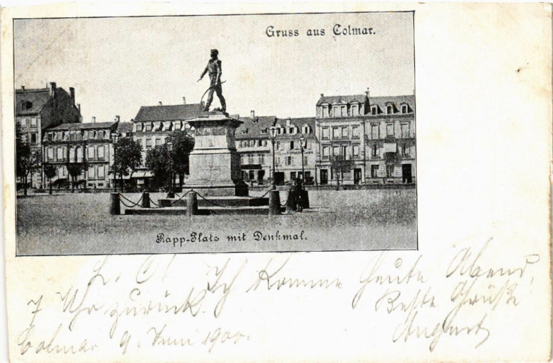 Carte postale ancienne Gruss aus Colmar à Colmar
