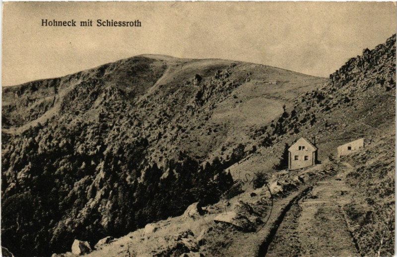 Carte postale ancienne Hohneck mit SCHIESSROTh
