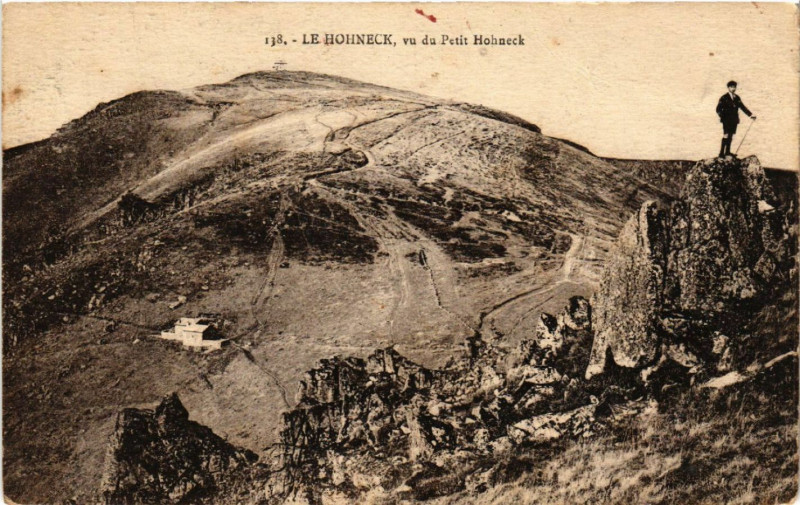 Carte postale ancienne Le Hohneck vu du Petit Hohneck