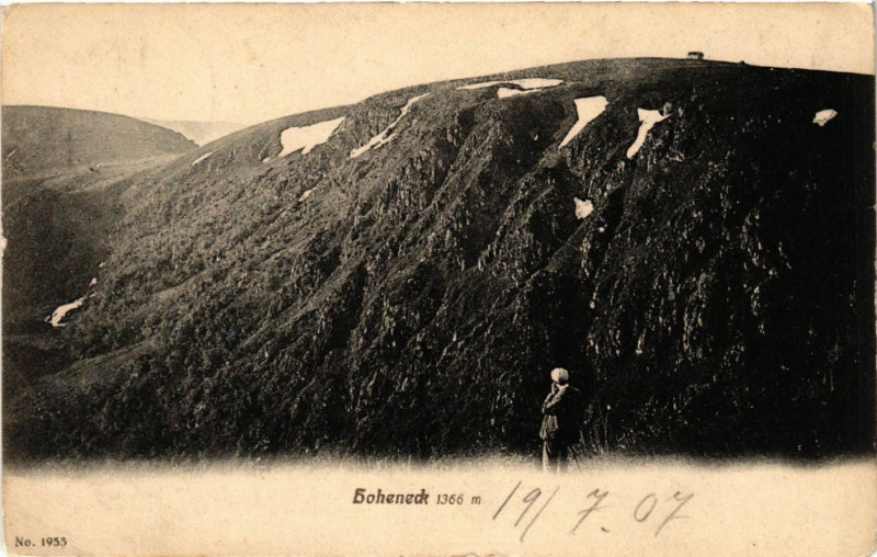 Carte postale ancienne Hohneck