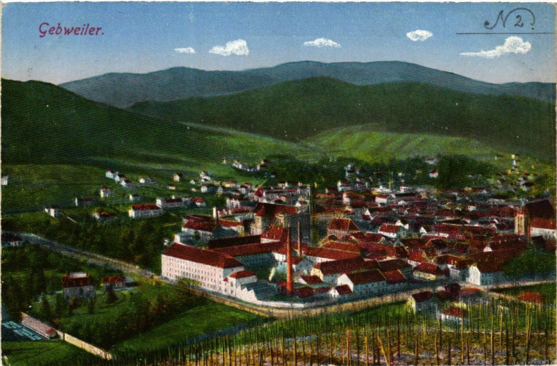Carte postale ancienne Gebweiler