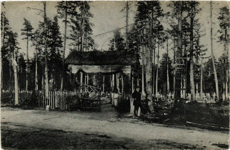 Carte postale ancienne Cimetiere francais au Wetzstein