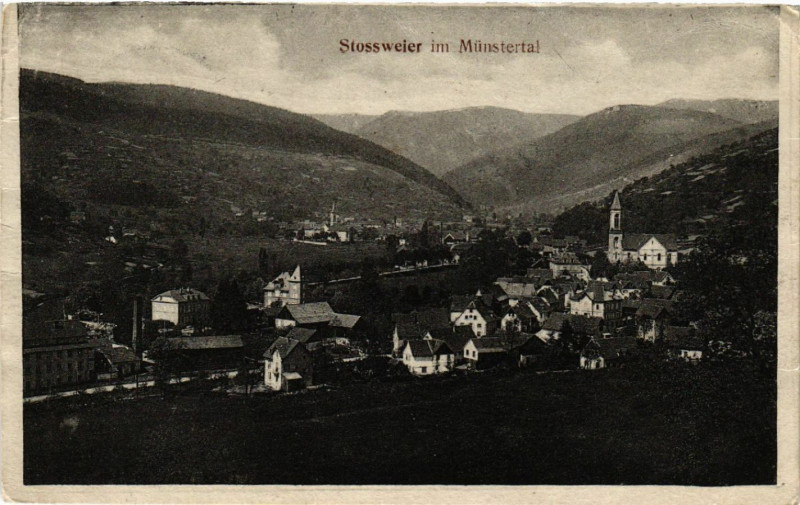 Carte postale ancienne Stossweier im Munstertal à Stosswihr