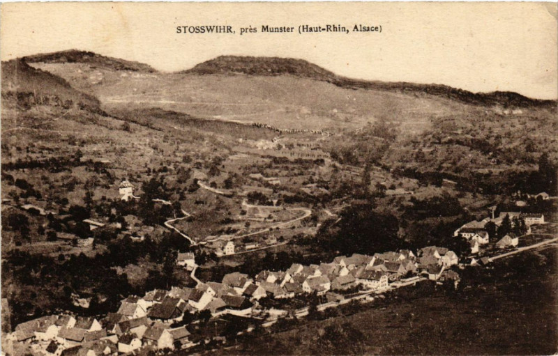 Carte postale ancienne Stosswihr pres Munster à Stosswihr