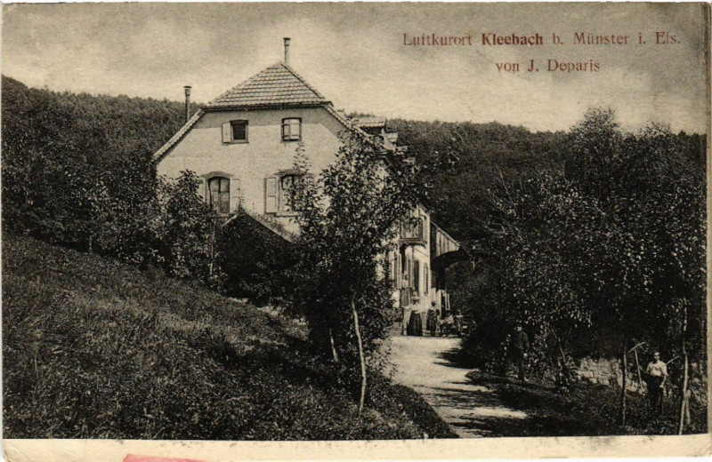 Carte postale ancienne Luftkurort Kléebach b. Munster à Munster