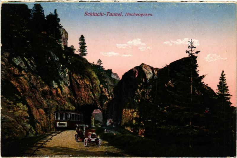 Carte postale ancienne Schlucht-Tunnel