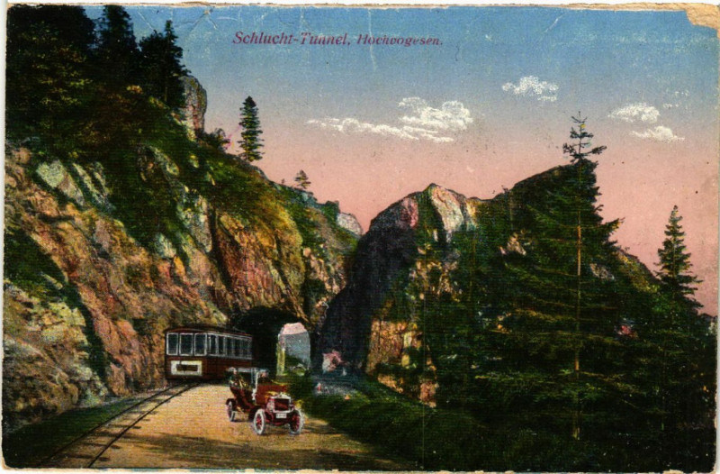 Carte postale ancienne Schlucht-Tunnel
