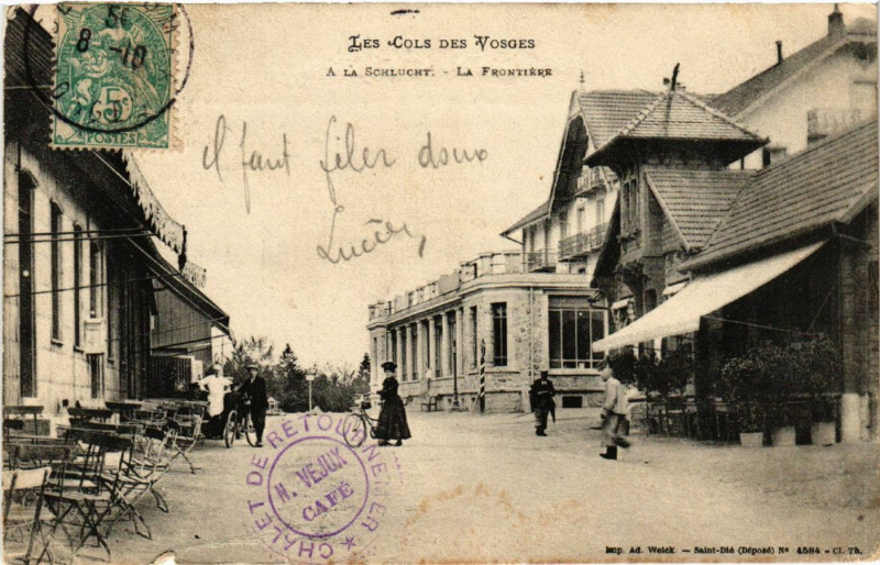 Carte postale ancienne Les Cols des Vosges