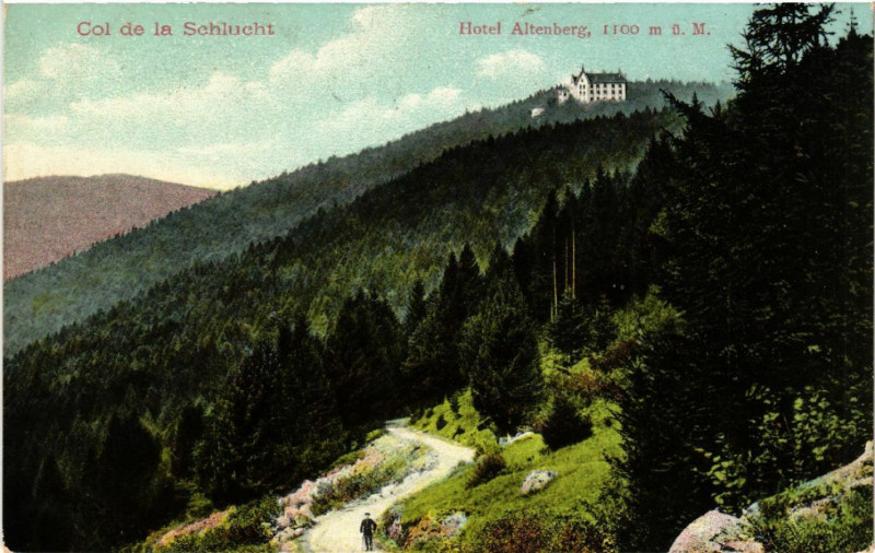 Carte postale ancienne Col de la Schlucht