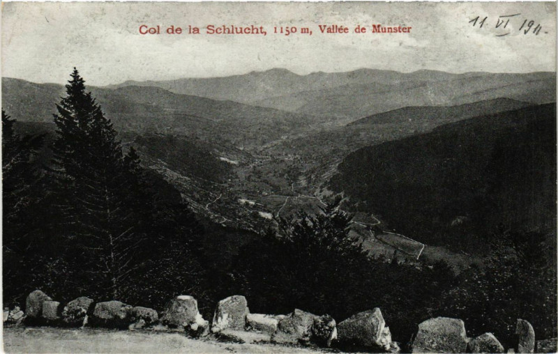Carte postale ancienne Col de la Schlucht