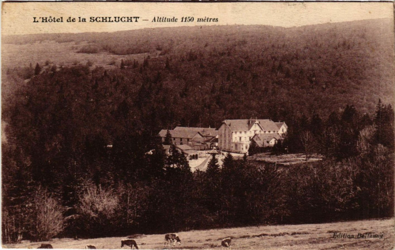 Carte postale ancienne L'Hotel de la Schlucht