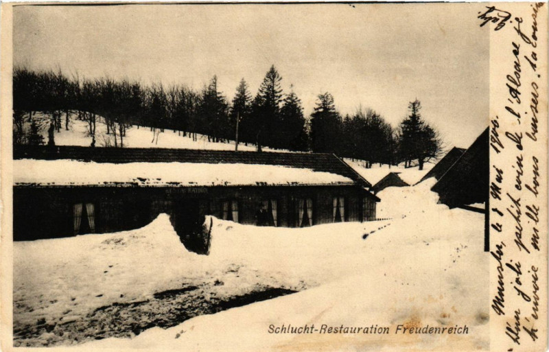 Carte postale ancienne Schlucht-Restauration Freudennreich