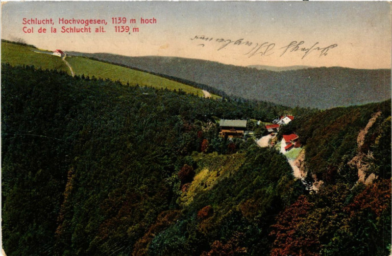 Carte postale ancienne Schlucht - Hochvogesen