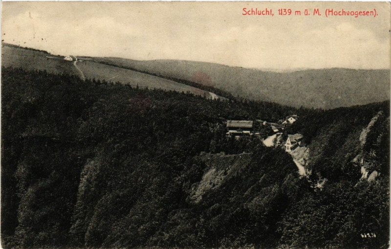 Carte postale ancienne Schlucht