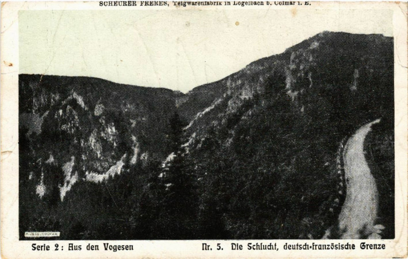 Carte postale ancienne Aus den Vogesen