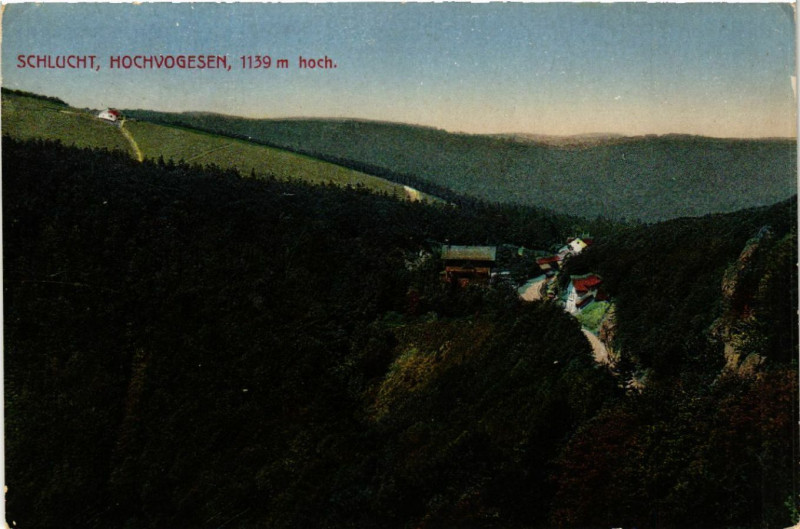Carte postale ancienne Schlucht - Hochvogesen