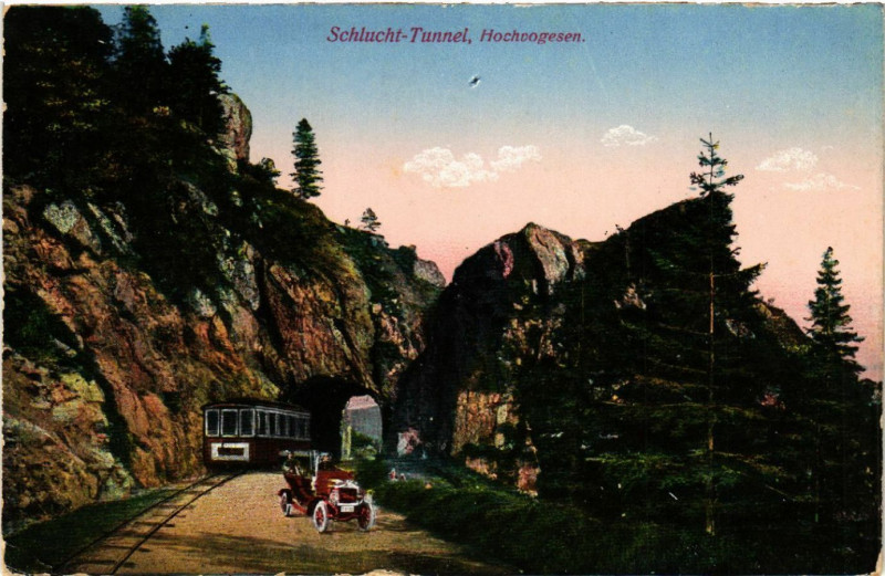 Carte postale ancienne Schlucht-Tunnel