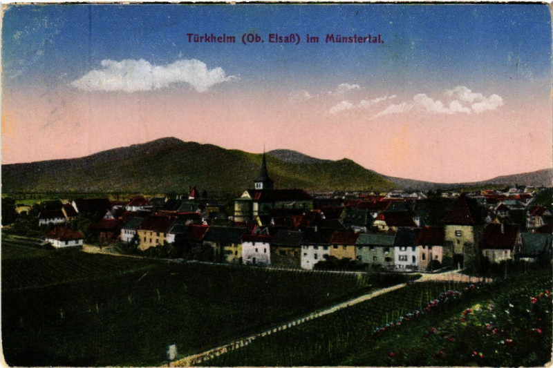 Carte postale ancienne Turkheim im Munstertal à Munster
