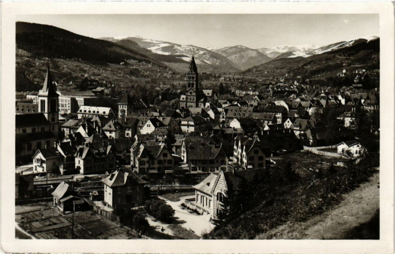Carte postale ancienne Munster à Munster
