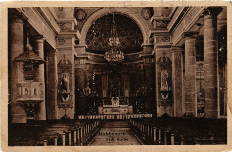 Carte postale ancienne Turkheim i. Els.