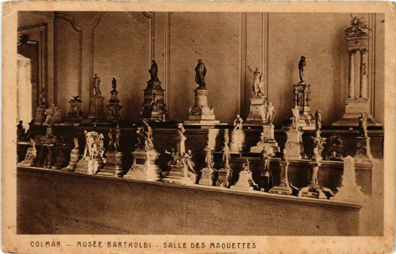 Carte postale ancienne Colmar - Musée Bartholdi à Colmar