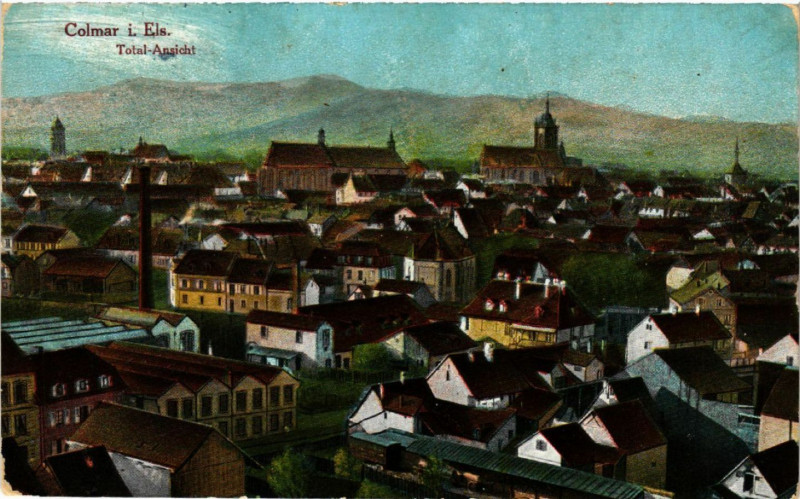 Carte postale ancienne Colmar i. Els à Colmar