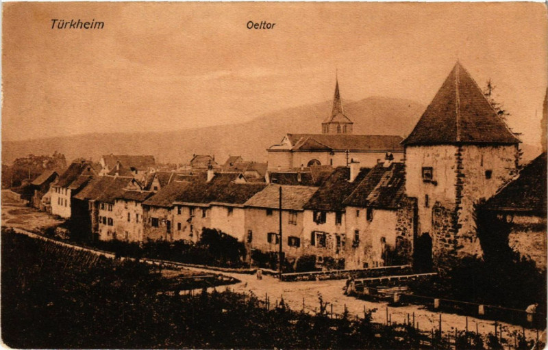Carte postale ancienne Turkheim - Oeltor