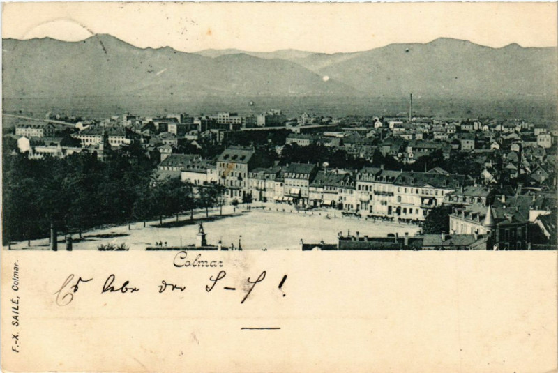 Carte postale ancienne Colmar à Colmar