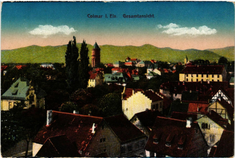 Carte postale ancienne Colmar i. Els. - Gesamansicht à Colmar