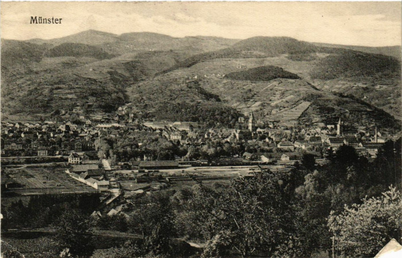 Carte postale ancienne Munster à Munster