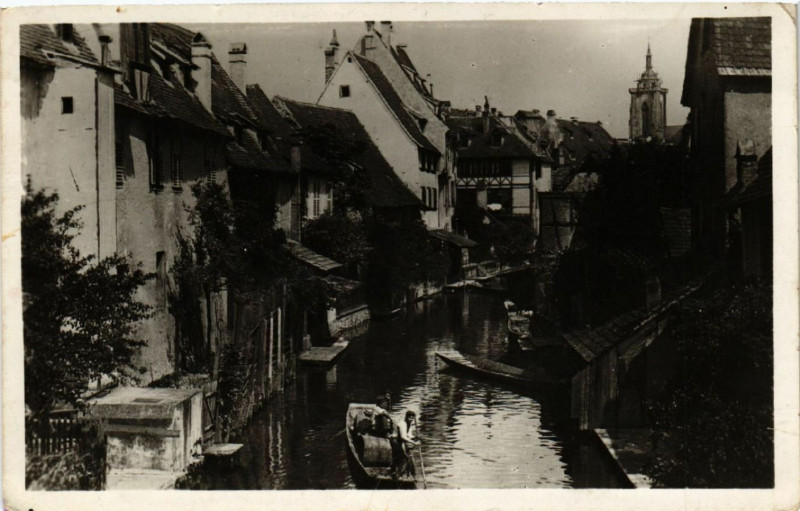 Carte postale ancienne Colmar - La Lauch à Colmar